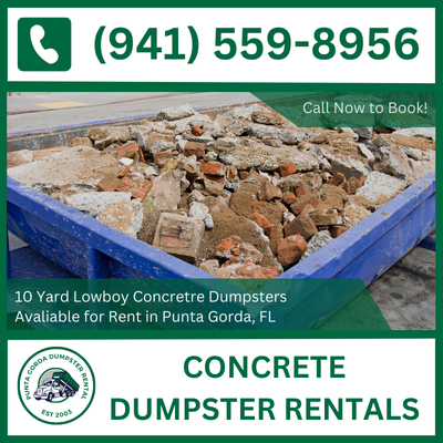 Punta Gorda Concrete Dumpster Rental